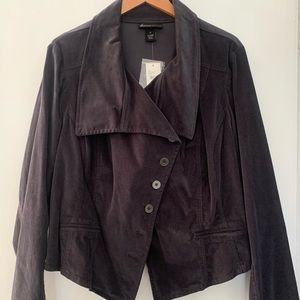 Lane Bryant cropped motorcycle jacket